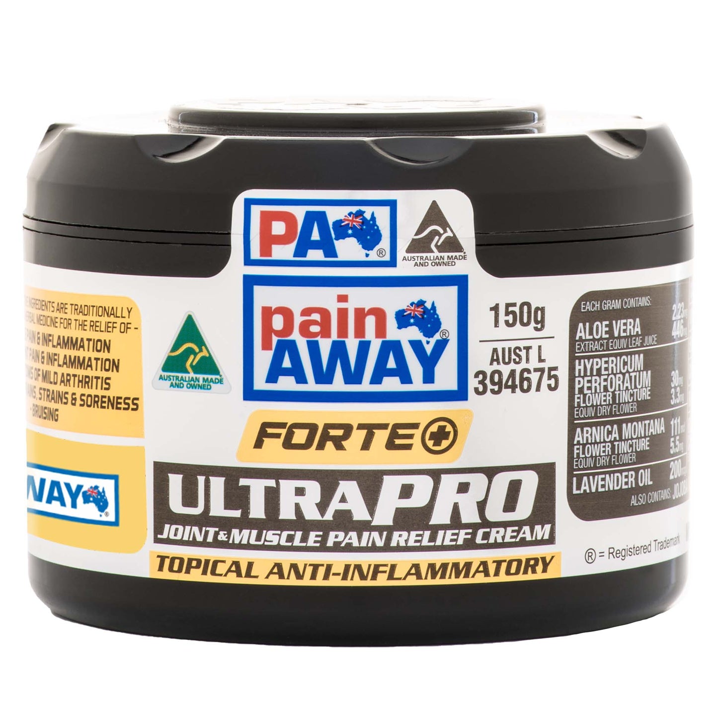 PAIN AWAY FORTE+ ULTRA PRO JOINT & MUSCLE PAIN RELIEF CREAM 150G