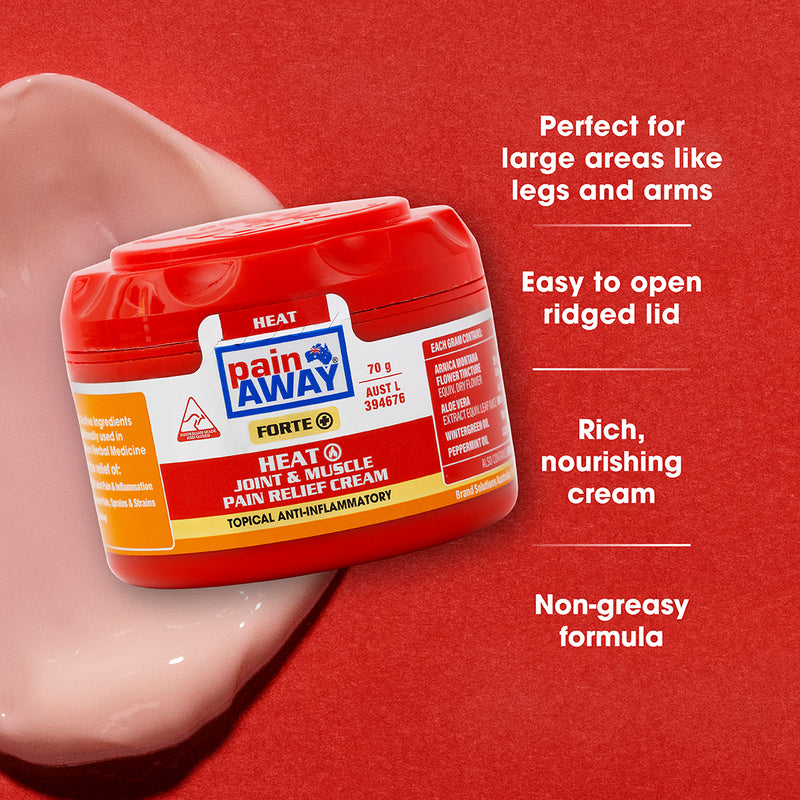 Load image into Gallery viewer, Pain Away Forte+ Heat Joint &amp; Muscle Pain Relief Cream 150G
